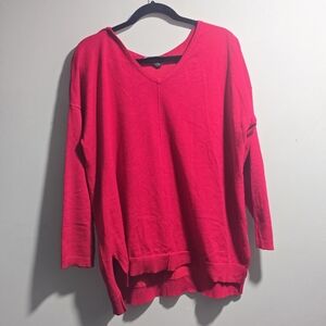 Lane Bryant Bold Red V-Neck Sweater